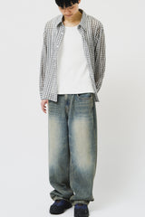 Jian Cropped Checked Shirt (3color)