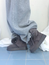 Fingerhole line hooded half zipup