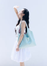 cobaltiny suede bag (mint)