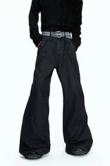 Vintage Washed Flare Jeans