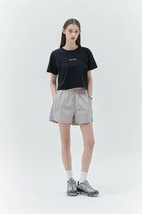 KIRSH PLAIN WORDING POINT T-SHIRT - DARK NAVY   