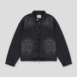 LEGACY CURVED CUT OFF DENIM JACKET