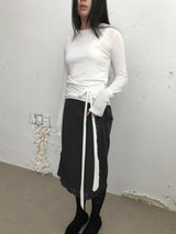 Amud Pintuck Midi Skirt (2color)