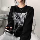 迷彩柄ニット長袖シャツ