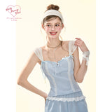 [GirlyFancyClub] Ballet Sporty Sleeveless Tank Top