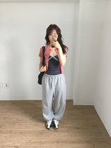 Striped mini cardigan (4color)