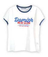 NEW CLUB リンガーTシャツ_ネイビー