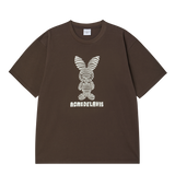 25SS STRIPE RABBIT SHORT SLEEVE T-SHIRT DARK BROWN