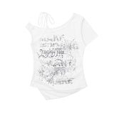 Vesha Graphic Halter To