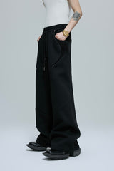 Fur Patchwork Sweatpants