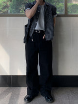 Forma Crop Check Short Sleeve Shirt