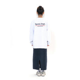 Sport Dept Flocking Logo Sweatshirt - Silver Grey