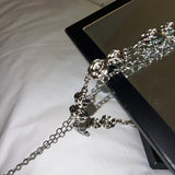  Metal Silver Waist Chain Belt Marmot/Ribbon/Rose (Choose 1 of 3)