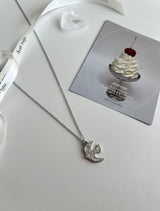 brd Lovely Bird Stainless Steel Lucky New Long Beads Layered Coin Luck Necklace