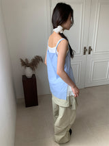 SAINT STRIPE BLOUSE (2C)