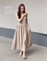 Keds Sleeveless Flare Long One Piece (Belt Set)
