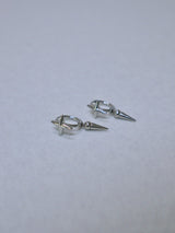shimmer ring earrings