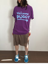 YWD WELCOME T-SHIRTS_PURPLE (1color)