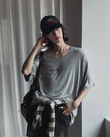 ロイディオーバーUネックショートスリーブTシャツ