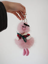 Keyring Acc 'Tartan Check Cape'