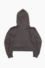 Round rivet sweat hoodie