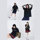 4スターアートワークTシャツ (ブラック)