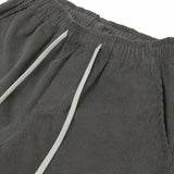 コーデュロイロゴハーフパンツ マイルドグレー