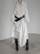 Sia Layered Unbalanced Skirt