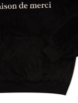 UNISEX Fake Fur Hooded Black (FCE4TS658M)