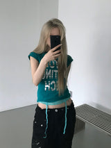 メタリックストップTシャツ(3 color)