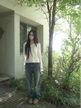 cube denim pants