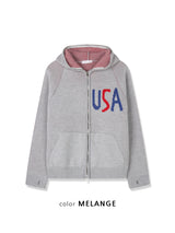 No.1568 USA fh KNIT ZIP-UP (3color)