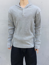 Yeezy Relax Fit Henley Neck Hoodie 4C