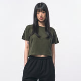 クロップTシャツ KHAKI