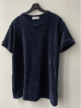 ベロアラウンド半袖Tシャツ