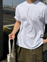 Ponte layered short sleeve t-shirt