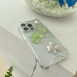 [made]three-leafs clover resin phonecase 
