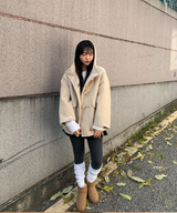 ダッフルハーフレングスハンドメイドコートジャケット