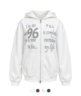 Harper Number Hoodie Zip-up