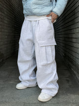 Double brushed big pocket balloon pants