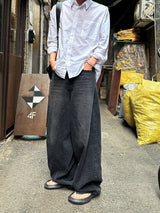 Summer string balloon denim