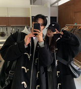  Liu Wool Overfit Duffel Coat