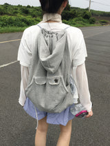 Star String Hood Backpack (2c)