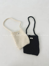 Egg knit mini shoulder bag