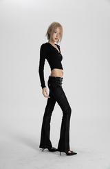 SEXXDEVIL SHELL BUTTON TOP
