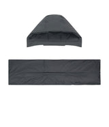 Detachable Muffler Down Jacket / Charcoal