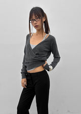 [MADE] Kriang V-neck Wrap Knit