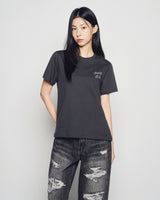 25FW WOMAN SCRIPT LOGO PRINTING SHORT SLEEVE T-SHIRT