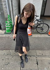 VEIL WRAP SKIRT