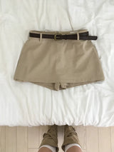 basic mini skirt pants